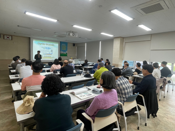 기초영농기술 교육 모습