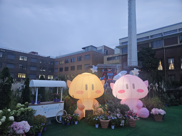 꿈돌이정원 마스코트 (야경 모습)