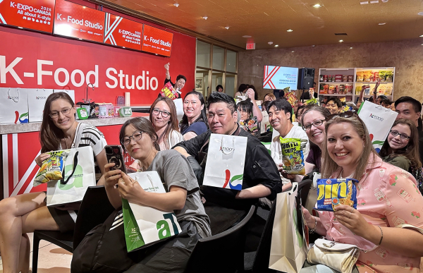 토론토 K-EXPO, K-푸드 홍보관 전경(셰프 레이먼킴과 함께)