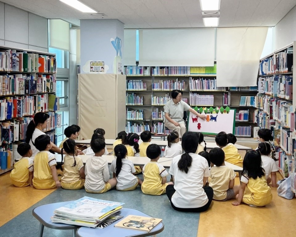 가오도서관 ‘도서관 현장학습 프로그램’ 운영 모습