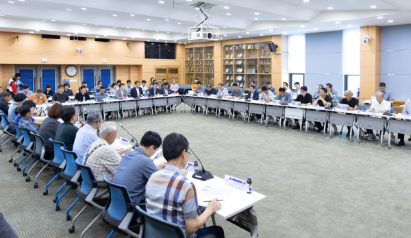 지난 27일, 제4회 청양 고추구기자 축제 위원회 개최 모습