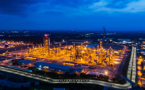 대산석유화학단지 전경
