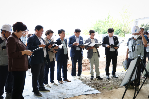 제314회 임시회 회기 중 주요사업장 5개소 답사 진행 모습