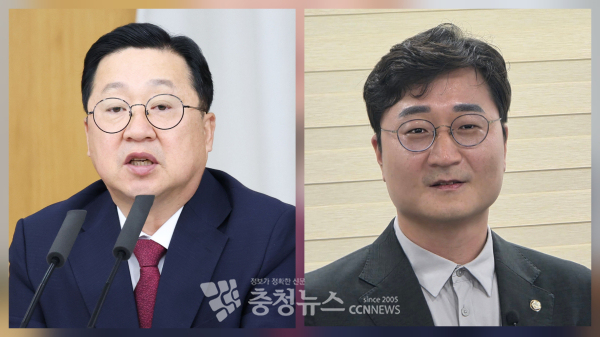 (왼쪽부터)이장우 대전시장, 장철민 국회의원