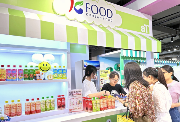 상하이 NCT ZONE 팝업 K-푸드 홍보관 현장