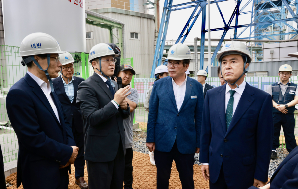 신에너지 기술(그린올) 실증 시연회 개최 모습