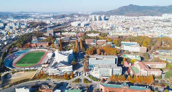 한남대학교 캠퍼스 전경