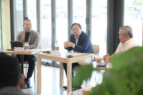 농업인단체장 간담회 개최 모습