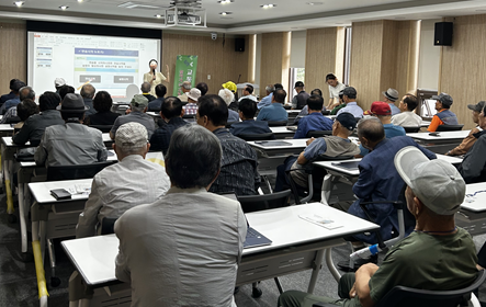 12일 보령시청에서 ‘찾아가는 고령운전자 교육’ 모습