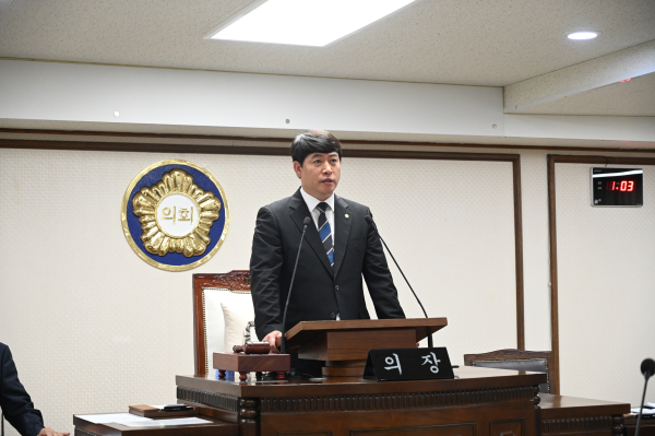 제269회 임시회 제1차 본회의 개회 : 의장 오은규(2025. 9. 16.)