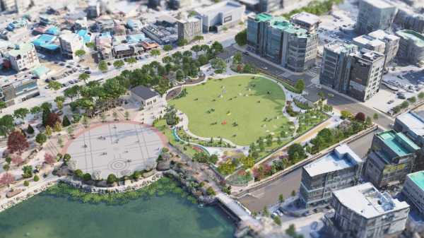 서산 예천지구 공영주차장·초록광장 조성 사업 조감도