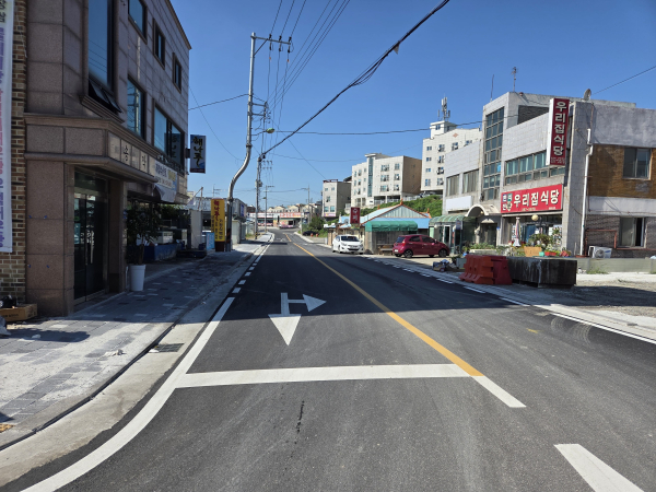 한진 도시계획도로 준공 사진