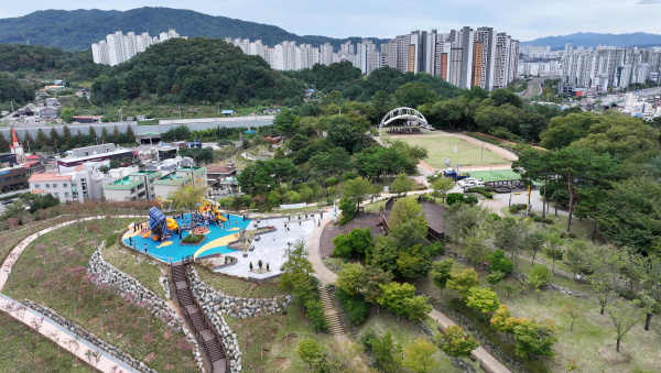 판암근린공원 전경
