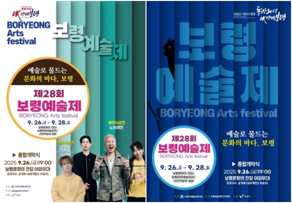 제28회 보령예술제 포스터