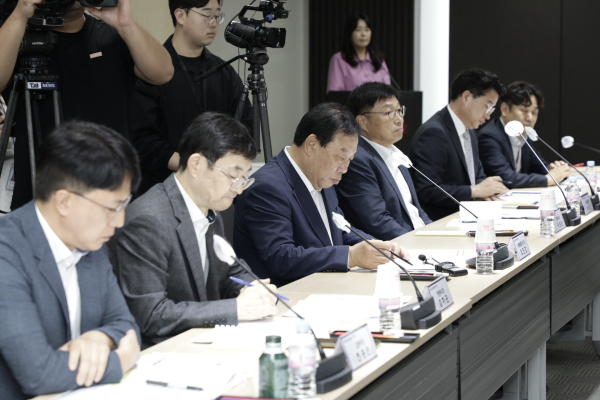 지역구 국회의원 초청 정책 설명회 개최 모습