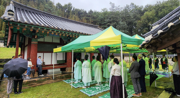 회덕향교 추기 석전대제 봉행 모습