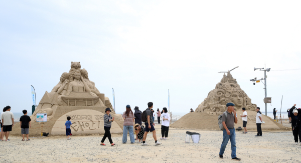 제21회 모래조각 힐링페스타 모습.