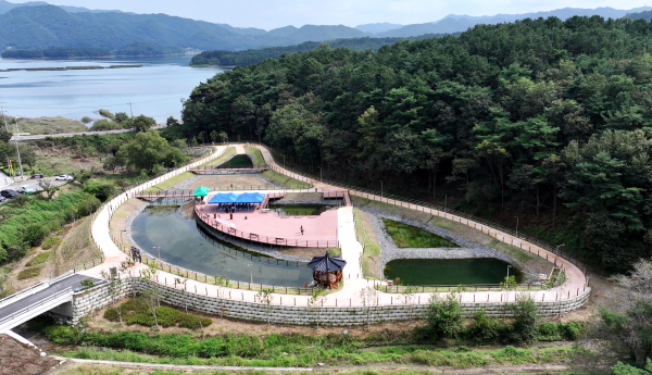 추동 가래울천 비점오염저감시설 전경
