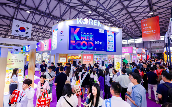 2025 상하이 국제식품박람회 통합한국관 전경