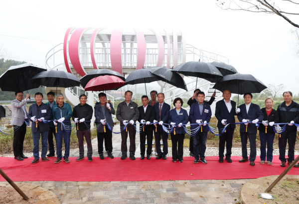 지난 13일 태안읍 산후리에서 진행된 준공식 모습