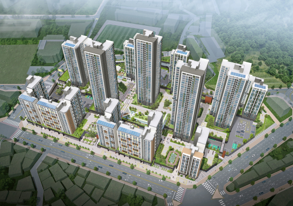 대전대동2 1블록 공공분양 주택 (조감도)