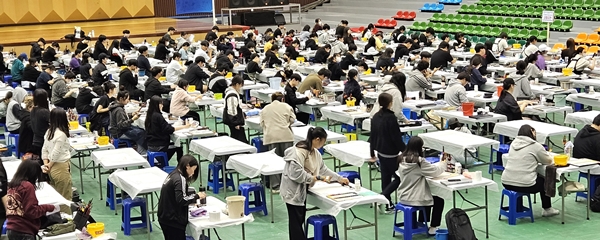 2024년 베재대 미술 실기고사 모습