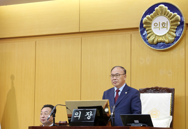 서산시의회, 제309회 임시회 개회식 모습
