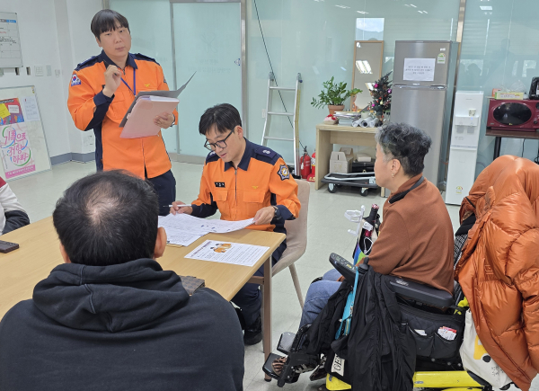 노인‧장애인 복지시설을 대상으로 화재안전진단 실시