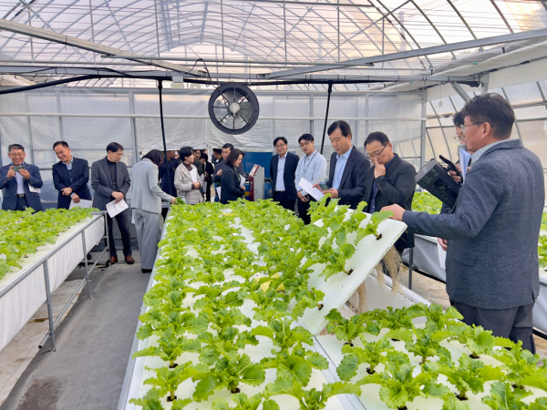 스마트팜 현장 방문 사진