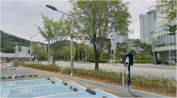 엑스포과학공원 휀스 철거 모습