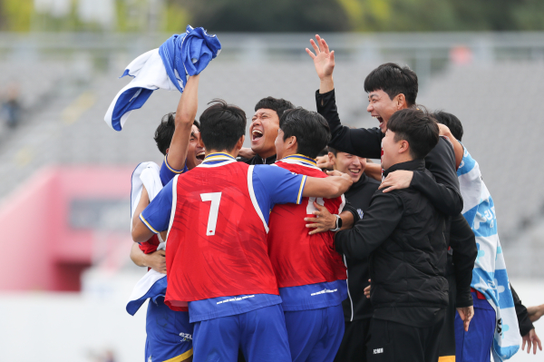 충남아산프로축구단 모습