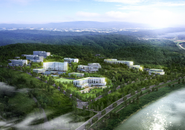 세종시 금암리 일원에 조성 중인 공공시설 복합단지 조감도