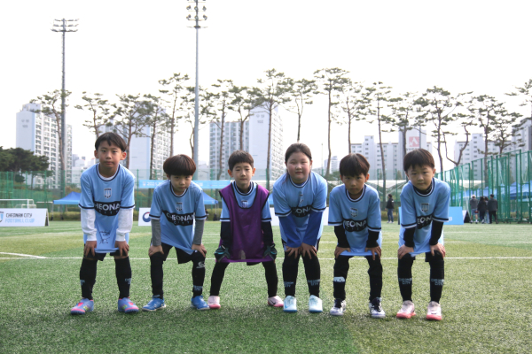 지난 26일, 천안축구센터 풋살구장에서 개최한 ‘천안시티FC 유소년 페스티벌’ 진행 모습