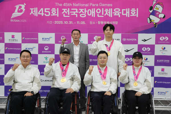 사격선수단 시상 후 기념사진