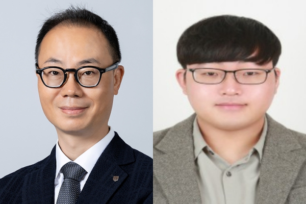 컴퓨터공학부 김원태 교수(좌), 권준형 박사과정생(우)