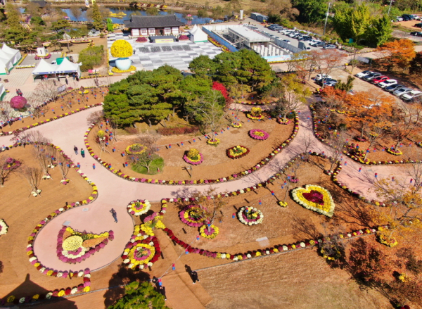 태안국화축제 현장 모습