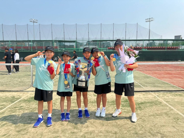 제54회 전국소년체육대회 소프트테니스 여초 단체 금메달(대전선발)