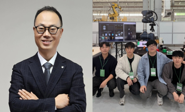 컴퓨터공학부 김원태 교수 연구팀이 ‘현대자동차 E-FOREST 테크데이 2025’에 참가해 작업자 협동형 Physical AI 로봇 기술을 선보였다.