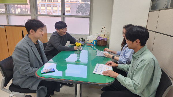 찾아가는 신규 공무원 컨설팅 진행 모습