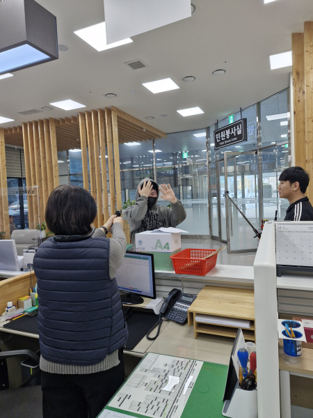 특이민원 대응 모의훈련 진행 모습