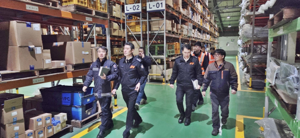 정수유통 화재예방컨설팅 모습