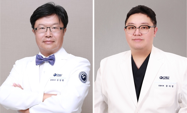 (왼쪽부터) 세종충남대병원 정형외과 김상범, 윤자영 교수