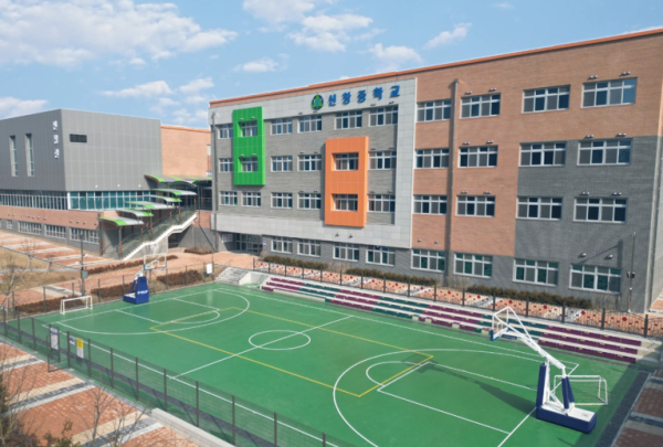 신창중학교 전경