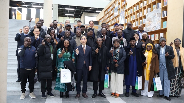 국립한밭대학교 나이지리아 경제사절단 방문 모습