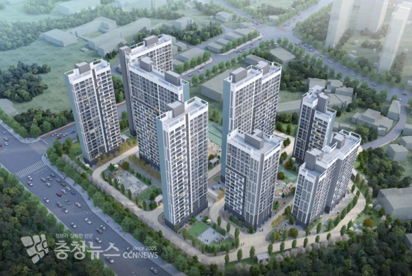 내동3지구 공동주택단지 조감도