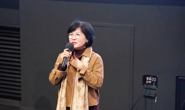 16일 ‘2025년 돌봄 사례 관리지원단 보라미 평가회’에서 김인식 원장 인사말 모습