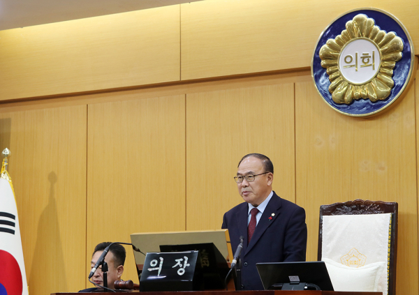 서산시의회, 제310회 제2차 정례회 폐회식 모습