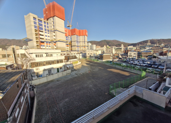 가양2동임시주차장 조성 완료 모습