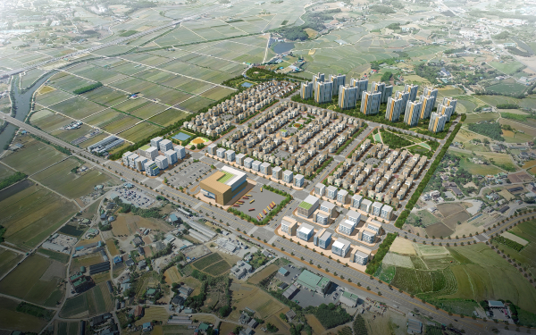 수석지구 도시개발사업 조감도