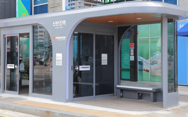 스마트 버스 승강장 현장 이미지
